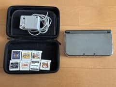 Newニンテンドー3DS LL 本体 メタリックブラック ソフト7本付のサムネイル