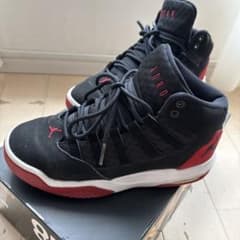 NIKE JORDAN スニーカー ブラック×レッドのサムネイル
