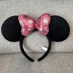 ディズニー カチューシャ スパンコール ピンクのサムネイル