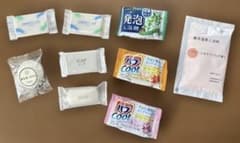 アメニティ石鹸 と入浴剤