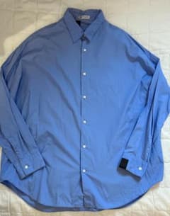 N.ハリウッド×THOMASMASON　コットンシャツ　ブルー系　40 N.ハリウッド×THOMASMASON コットンシャツ ブルー系 40 - メルカリ