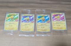 ポケモンカード バティックシャツのピカチュウ 4種セットのサムネイル