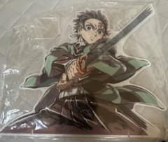 Demon Slayer: Kimetsu no Yaiba Breathing Techniques Illustrations Tanjirō Kamado Extra Large Big Acrylic Stand Ikebukuro Cafe