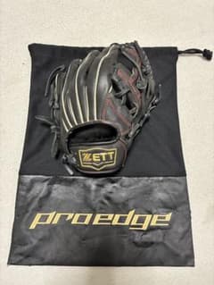 ゼット 袋付き 黒色 ソフトステア オールラウンド用 右投げ用サイズ:SSのサムネイル