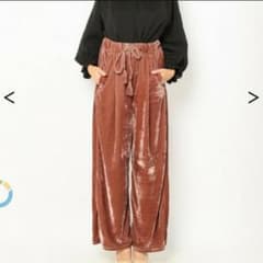 レトロガール ベロアパンツのサムネイル