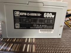 PC電源 600w 玄人志向のサムネイル
