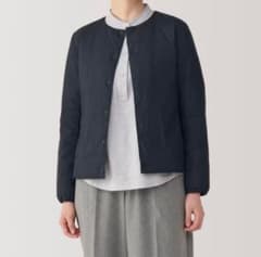 MUJI無印良品 軽量ダウンノーカラージャケット Sサイズ　美品のサムネイル