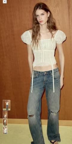 ZARA マッチングコルセット トップス - メルカリ
