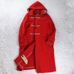 美品 グローバーオール ダッフルコート ELIZA レッド 英国製 水牛