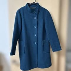 Eddie Bauer ウール混コート ダークブルーのサムネイル