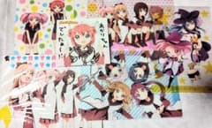 ゆるゆり 直筆サイン入りイラストカード他グッズ10点セット なもり 百合姫 ゆるゆり 直筆サイン入りイラストカード他グッズ10点セット なもり