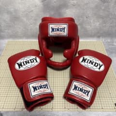 WINDY ボクシンググローブ ヘッドギアセット レッド 12オンス WINDY ボクシンググローブ ヘッドギアセット レッド 12オンス - メルカリ