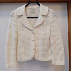 Sybillaアイボリーコットンレーヨンジャケットのサムネイル