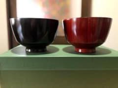 ■ うるし　夫婦汁椀　■のサムネイル