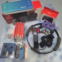 Nintendo Switch　本体+ソフト+周辺機器セットのサムネイル