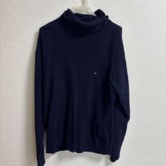 TOMMY HILFIGER タートルネック ニット ネイビーのサムネイル