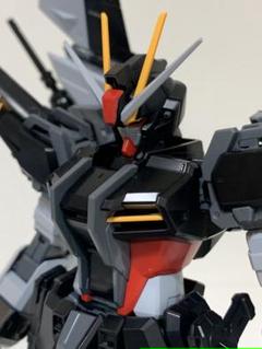 【完成品】 MG ストライクノワールガンダム　／黒部分塗装