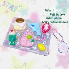 ウィッシュコア プリン★イルカさん デコ トレカケース 平成女児 小物入れ 韓国のサムネイル