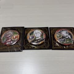 僕のヒーローアカデミア 爆豪勝己 バースデー缶バッジ 3種セットのサムネイル