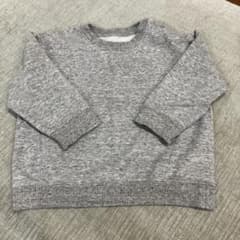 UNIQLO グレー トレーナー 90cm 裏起毛のサムネイル