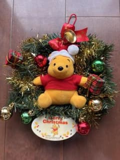 くまのプーさん クリスマスリースのサムネイル