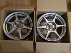 週末値下げ中】P1レーシング 2本 15インチ 7J 38 PCD100 4穴 - メルカリ