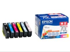 ［お値下げ中］EPSON 70L インクカートリッジ 4色のサムネイル
