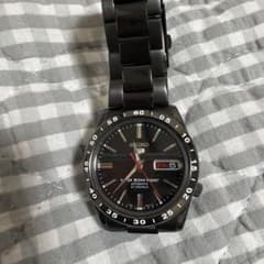 ヒ*ん様 SEIKO 5 自動巻き 腕時計 ブラックのサムネイル