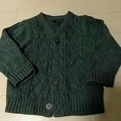 ふうか※プロフ必読様専用80 ▪ baby GAP カーディガン グレーのサムネイル