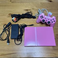 Playstation2 SCPH-77000 PK ピンクの薄型PS2のサムネイル