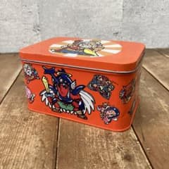 昭和レトロ ロッテ ビックリマン ブリキ缶 缶ケース 小物入れ 収納