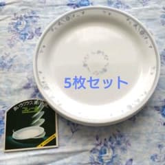 『冬うー特価』　コレール　× 岩城硝子　『パステル』　食器セット　26点 コレール パステルレイン 5枚セット 中皿 リム付 岩崎硝子 未使用 長期