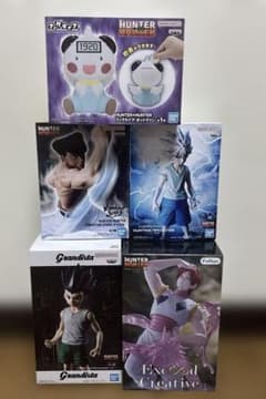 HUNTER×HUNTER 피규어 5점 정리 판매