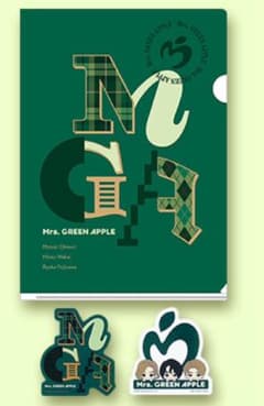 Mrs. GREEN APPLE クリアファイル 一番くじ Ｆ賞のサムネイル