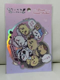 ちいかわ てんし♡あくま プリズムトラベルステッカー ①てんし♡あくまのサムネイル