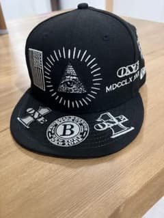 新品激レア NEW ERA ニューエラ フリーメイソン ブラック キャップ 黒白 NEWERA ニューエラ 帽子 キャップ フリーメイソン レア - メルカリ