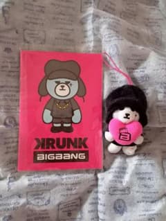 BIGBANG KRUNK 봉제인형·노트 세트 하트