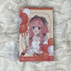 ふわふわバルーン 周央サンゴ チェキ風カードのサムネイル