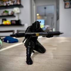 ペンホルダー 忍者 武士 筆置き デスク収納 和風 おもしろ ギフト 置物のサムネイル