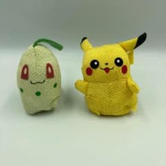 ポケモン ちりめんお手玉 ピカチュウ チコリータのサムネイル