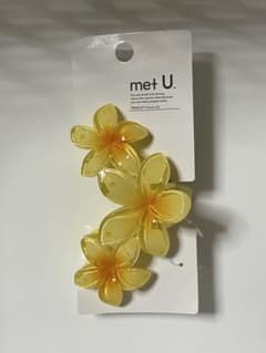 プルメリア　ハイビスカス　バンスクリップ　ヘアクリップ　お花