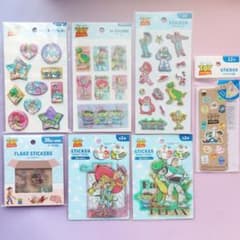 ディズニー トイストーリー ウォーターシール スライドシール帳 フレークシールのサムネイル