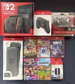 Nintendo Switch 2 本体＋プロコン＋ケース＋ソフト5本まとめ売り