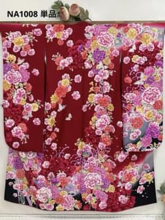 振袖７点セット 正絹 多色百花繚乱文様 お仕立て上がり lf222set 振袖7点セット lf222set 正絹 多色百花繚乱文様 お仕立て上がり 送料