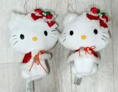 サンリオ クリスマスハローキティ マスコット 2点セット