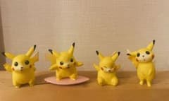 【モンコレ初期】ポケモン ピカチュウ フィギュア 4体セット 当時物のサムネイル
