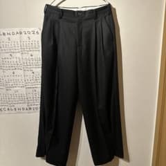 新品 25aw KHOKI スラックス ブラック K13 サイズ2 - メルカリ