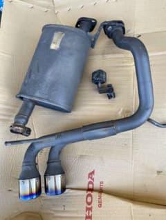 ラパン　HKS マフラー　センター出し　2本出しのサムネイル