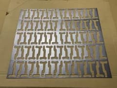 金属プレート 抜き型 テンプレート 什器製作 DIYのサムネイル
