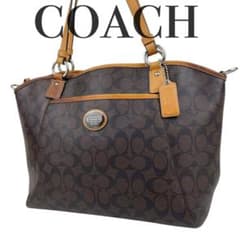 良品 COACH コーチ トートバッグ 19817 A4可能 PVC シグネチャ 良品 COACH コーチ トートバッグ 19817 A4可能 PVC シグネチャ - メルカリ